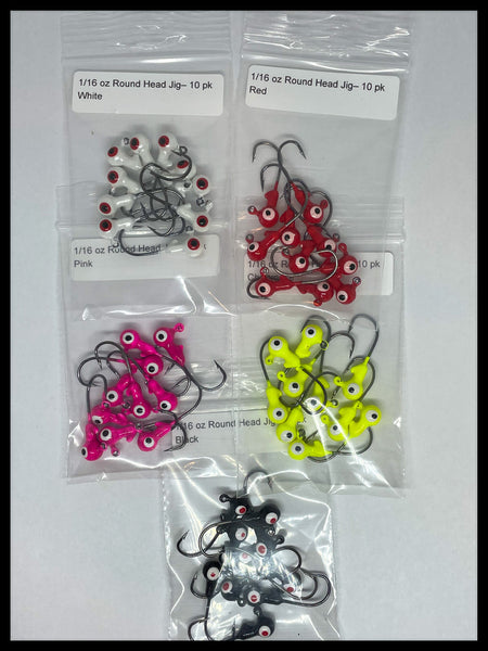 Round Head Jig - 1/16 oz