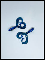 Black w/ Blue Flake